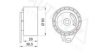 FIAT 46792898 Tensioner Pulley, timing belt